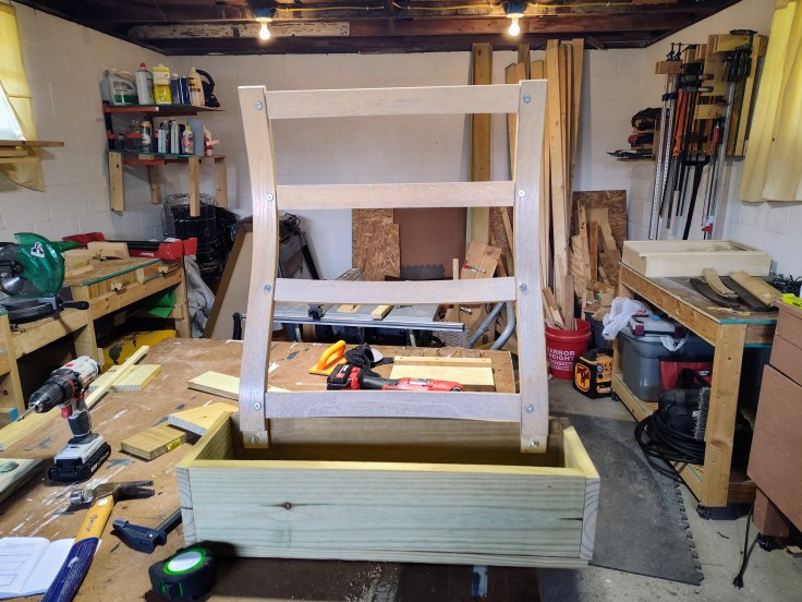 Ikea Poang, Upcycling, Garden Planter