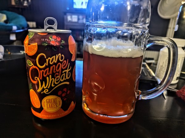 Great Lakes Brewing Company, Cran Orange Wheat, Beer, Beer Reviews